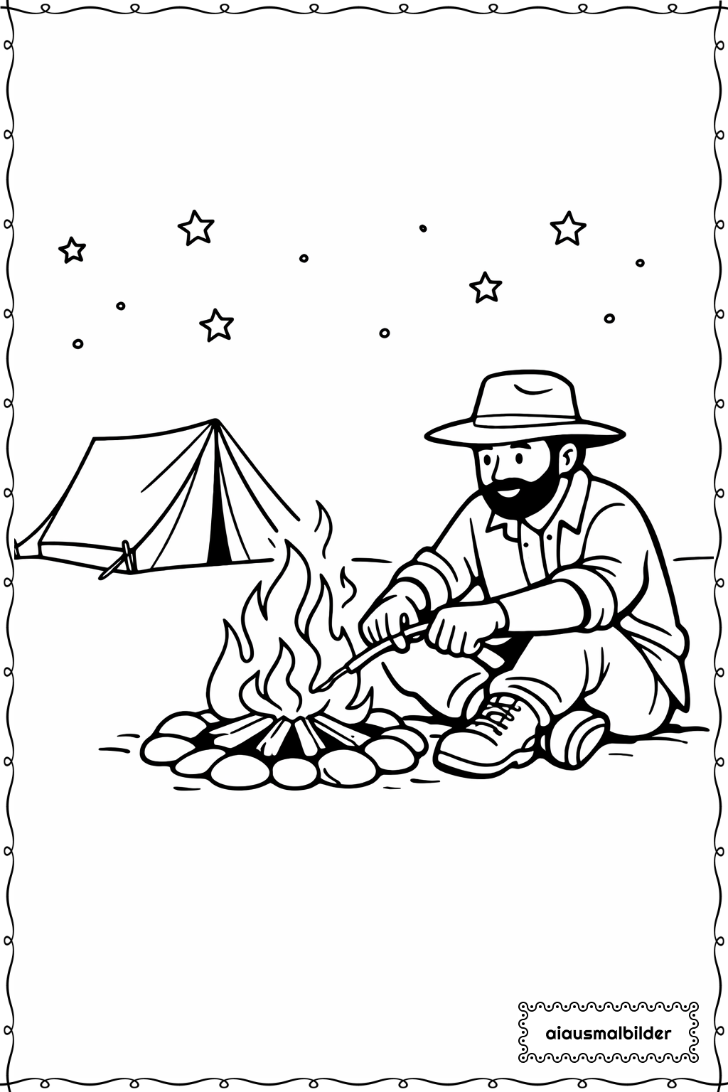  Brawl Stars Campingabend Ausmalseite 