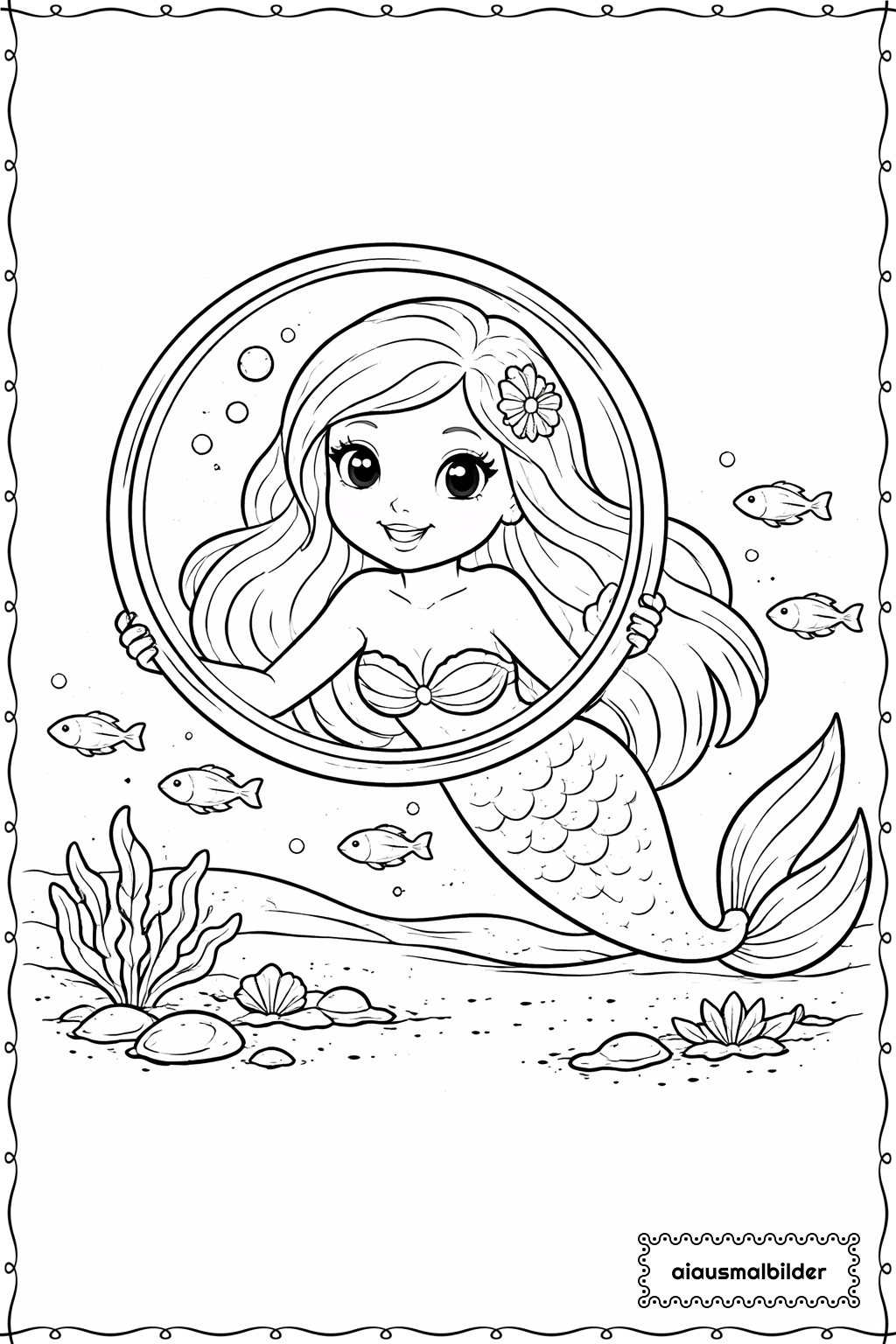 Meerjungfrau Mit Linse