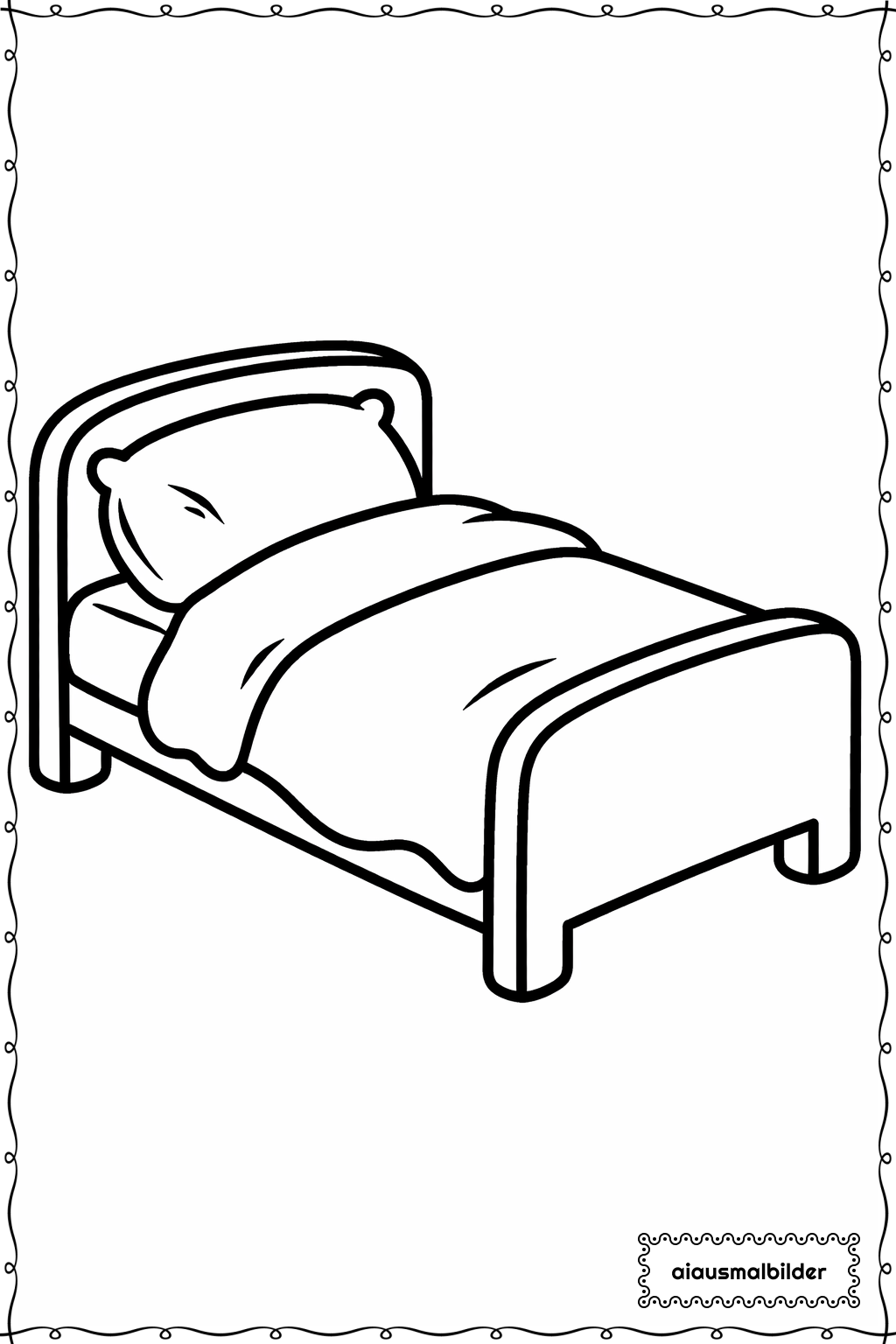  Minecraft Bett Gemütlich Ausmalseite 