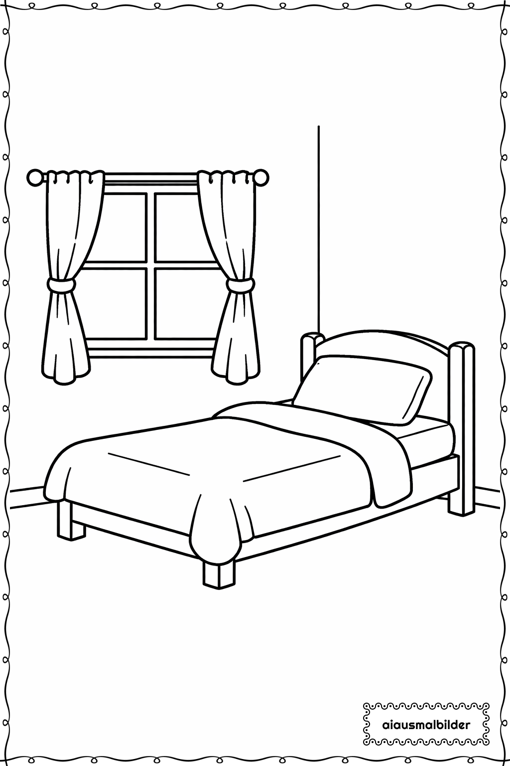  Minecraft Bett Im Zimmer Ausmalseite 