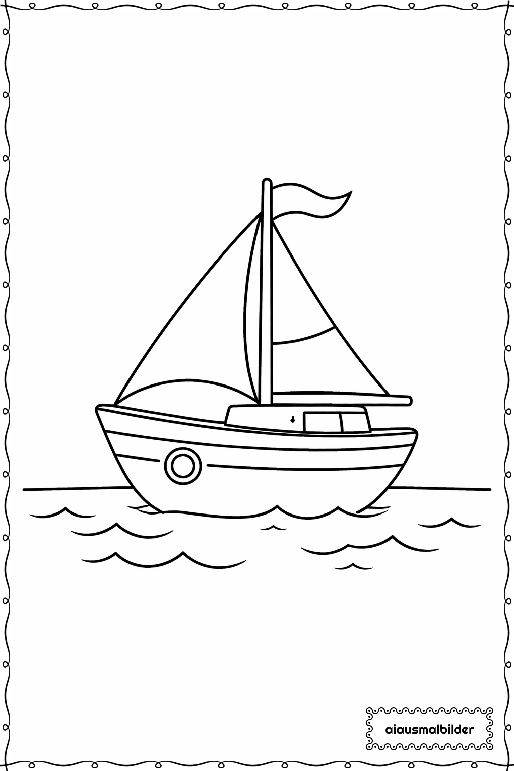  Minecraft Boot Auf Wasser Ausmalseite 