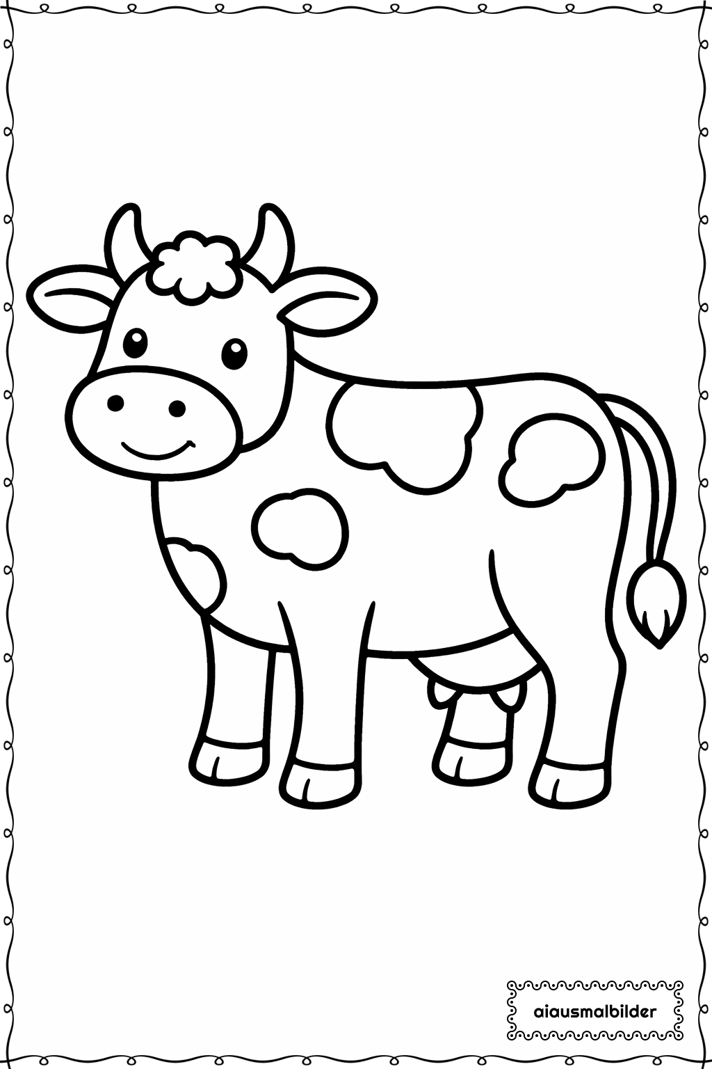  Minecraft Kuh Stehend Ausmalseite 