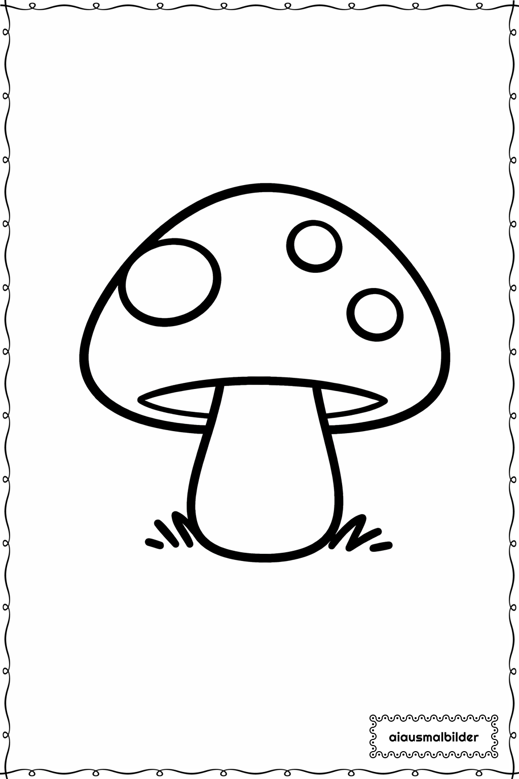  Minecraft Pilz Klein Ausmalseite 