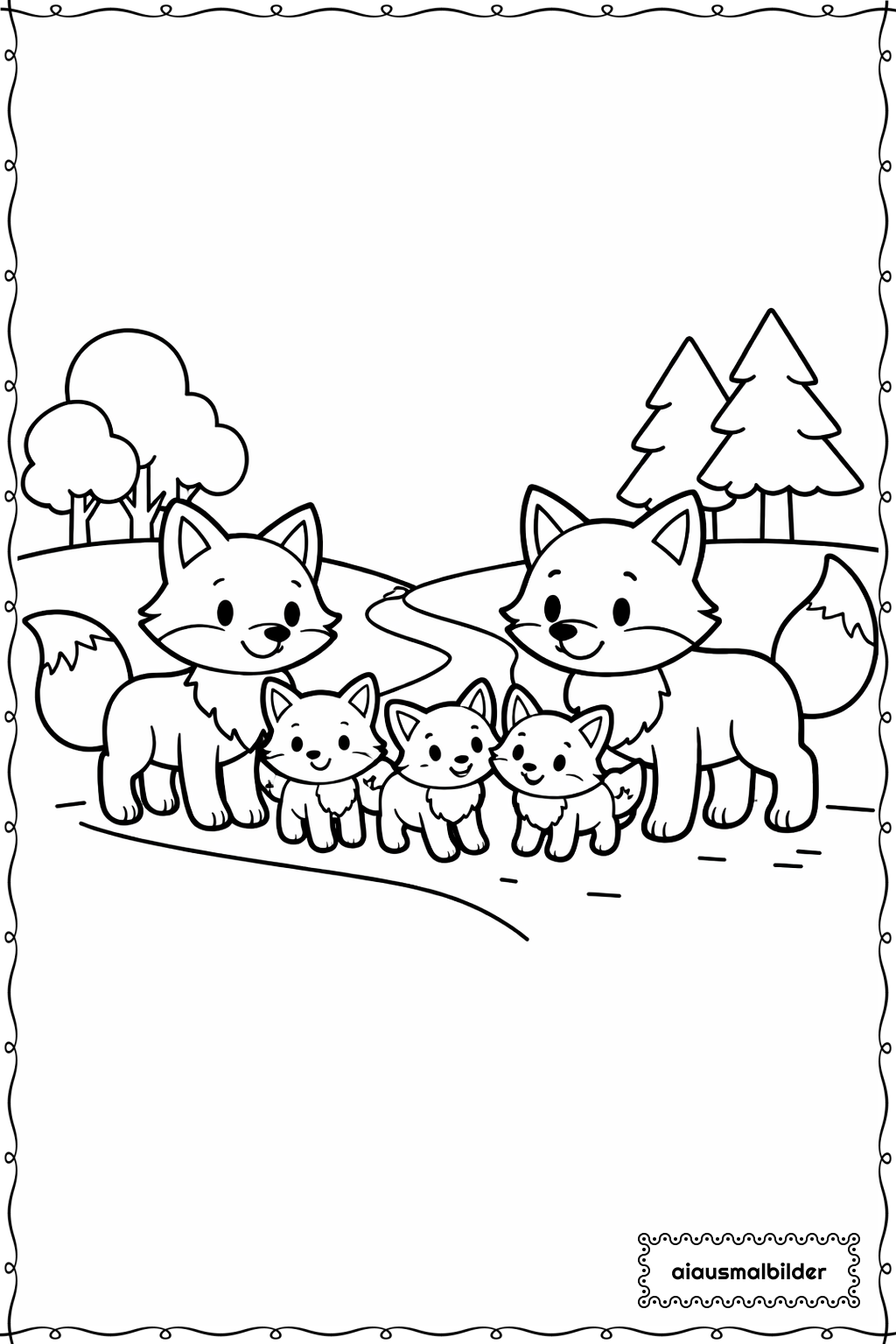 Tiere Familie Unterwegs